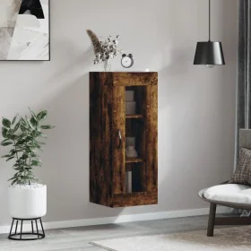 Rauchiger Eichenwandenschrank 34,5x34x90 cm von , Sideboards - Ref: Foro24-835007, Preis: 52,26 €, Rabatt: %