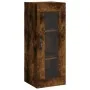 Smoked oak wall cabinet 34.5x34x90 cm by , Sideboards - Ref: Foro24-835007, Price: 52,26 €, Discount: %
