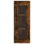 Smoked oak wall cabinet 34.5x34x90 cm by , Sideboards - Ref: Foro24-835007, Price: 52,26 €, Discount: %
