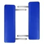 Folding three-section aluminum massage table in blue. by , massage tables - Ref: Foro24-110090, Price: 182,59 €, Discount: %