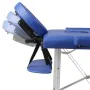 Folding three-section aluminum massage table in blue. by , massage tables - Ref: Foro24-110090, Price: 182,59 €, Discount: %