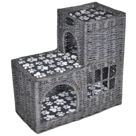House/bed/scratcher/castle for pets made of willow with cushion by , Cat beds - Ref: Foro24-170226, Price: 109,84 €, Discount: %
