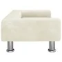 Cama para perros de terciopelo crema 70x45x26,5 cm de , Camas para perros - Ref: Foro24-171924, Precio: 76,91 €, Descuento: %