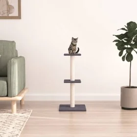 Cat scratcher with dark gray sisal posts 73 cm by , Cat furniture - Ref: Foro24-172036, Price: 27,45 €, Discount: %