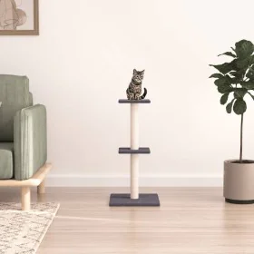 Kratzbaum für Katzen mit dunkelgrauen Sisalstangen 73 cm von , Katzenmöbel - Ref: Foro24-172036, Preis: 27,45 €, Rabatt: %