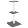 Cat scratcher with dark gray sisal posts 73 cm by , Cat furniture - Ref: Foro24-172036, Price: 27,45 €, Discount: %