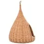 Katzenhaus mit Kissen und Tipi-Form aus natürlichem Weidenholz 40x60cm von , Katzenmöbel - Ref: Foro24-170777, Preis: 104,04 ...