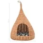 Katzenhaus mit Kissen und Tipi-Form aus natürlichem Weidenholz 40x60cm von , Katzenmöbel - Ref: Foro24-170777, Preis: 104,04 ...