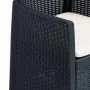 Garden dining set, 9 pieces, plastic with anthracite rattan appearance. by , Garden sets - Ref: Foro24-276137, Price: 878,76 ...