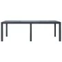 Garden dining set, 9 pieces, plastic with anthracite rattan appearance. by , Garden sets - Ref: Foro24-276137, Price: 878,76 ...