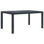 Garden dining set, 7 pieces, plastic with anthracite rattan look. by , Garden sets - Ref: Foro24-276128, Price: 693,71 €, Dis...