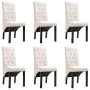 Esstischstühle, 6 Stück, Stoff in Cremefarbe. von , Essstühle - Ref: Foro24-276968, Preis: 565,66 €, Rabatt: %