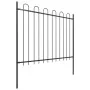 Gartenzäune mit schwarzen Stahlspeerspitzen 6,8x1,5 m von , Zaunpaneele - Ref: Foro24-277677, Preis: 324,79 €, Rabatt: %
