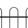 Gartenzäune mit schwarzen Stahlspeerspitzen 6,8x1,5 m von , Zaunpaneele - Ref: Foro24-277677, Preis: 324,79 €, Rabatt: %