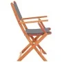 5-piece solid eucalyptus wood dining set for garden in gray color. by , Garden sets - Ref: Foro24-278907, Price: 399,36 €, Di...