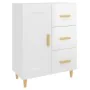 Aparador de madera contrachapada blanco brillante 69,5x34x90 cm de vidaXL, Aparadores - Ref: Foro24-812228, Precio: 92,11 €, ...
