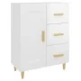 Hochglanzweißes Sperrholz-Sideboard 69,5 x 34 x 90 cm von vidaXL, Sideboards - Ref: Foro24-812228, Preis: 92,13 €, Rabatt: %