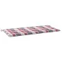 Garden bench cushion in red checkered Oxford fabric 100x50x3cm by , Cushions for chairs and sofas - Ref: Foro24-314078, Price...