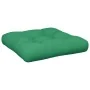 Cushion for pallet sofa, green fabric, 58x58x10 cm by , Cushions for chairs and sofas - Ref: Foro24-314639, Price: 23,87 €, D...