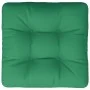 Cushion for pallet sofa, green fabric, 58x58x10 cm by , Cushions for chairs and sofas - Ref: Foro24-314639, Price: 23,87 €, D...