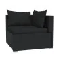 Garden set with 4-piece black synthetic rattan cushions by , Garden sets - Ref: Foro24-317523, Price: 650,91 €, Discount: %