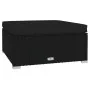 Garden set with 4-piece black synthetic rattan cushions by , Garden sets - Ref: Foro24-317523, Price: 650,91 €, Discount: %