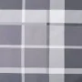 Garden chair cushions 2 pcs gray checkered fabric 50x50x3 cm by , Cushions for chairs and sofas - Ref: Foro24-314071, Price: ...