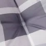 Garden chair cushions 6 pcs gray checkered fabric 50x50x3 cm by , Cushions for chairs and sofas - Ref: Foro24-314073, Price: ...