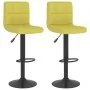 Kitchen stools 2 units green fabric by , Kitchen stools - Ref: Foro24-334287, Price: 109,20 €, Discount: %