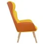 Mustard yellow fabric and PVC recliner. by , Armchairs - Ref: Foro24-341308, Price: 101,49 €, Discount: %
