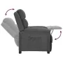 Dunkelgraues Stoff-Sessel mit Liegefunktion von , Sessel - Ref: Foro24-342340, Preis: 227,19 €, Rabatt: %