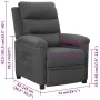 Dunkelgraues Stoff-Sessel mit Liegefunktion von , Sessel - Ref: Foro24-342340, Preis: 227,19 €, Rabatt: %