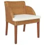 Dining chairs with cushions 2 pcs light brown natural rattan by , dining chairs - Ref: Foro24-325489, Price: 242,68 €, Discou...