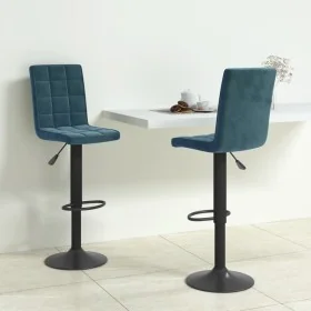 Küchenhocker, 2 Stück, blauer Samt von , Küchenhocker - Ref: Foro24-335767, Preis: 149,64 €, Rabatt: %
