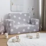 Light gray 2-seater children's sofa with soft plush stars by , Baby and Toddler Furniture - Ref: Foro24-341839, Price: 57,78 ...