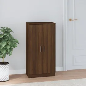 Shoe cabinet made of brown oak plywood 55x35x108 cm by , Shoe racks and shoe organizers - Ref: Foro24-342670, Price: 120,81 €...