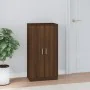 Mueble zapatero madera contrachapada roble marrón 55x35x108 cm de , Zapateros y organizadores de calzado - Ref: Foro24-342670...