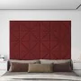 Wandpaneele 12 Stück Stoff in Weinrot 30x30 cm 0,54 m² von , Wandverkleidung - Ref: Foro24-343932, Preis: 19,20 €, Rabatt: %
