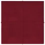 Wall panels 12 units red velvet 30x30 cm 1.08 m² by , Wall covering - Ref: Foro24-344046, Price: 36,63 €, Discount: %