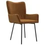 Sillas de comedor 2 unidades terciopelo marrón de , Sillas de comedor - Ref: Foro24-344806, Precio: 130,44 €, Descuento: %