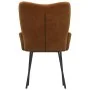 Sillas de comedor 2 unidades terciopelo marrón de , Sillas de comedor - Ref: Foro24-344806, Precio: 130,44 €, Descuento: %