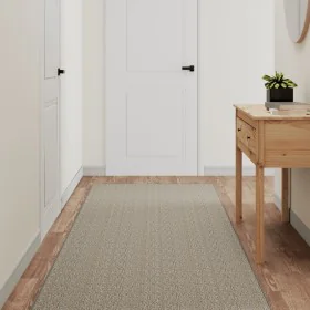 Silberner Flurläufer aus Sisaloptik, 80x200 cm. von , Teppiche - Ref: Foro24-355800, Preis: 45,69 €, Rabatt: %