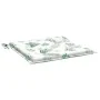 Set of 4 chair cushions, leaf print fabric, 50x50x3 cm by , Cushions for chairs and sofas - Ref: Foro24-361087, Price: 31,77 ...