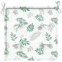 Set of 4 chair cushions, leaf print fabric, 50x50x3 cm by , Cushions for chairs and sofas - Ref: Foro24-361087, Price: 31,77 ...