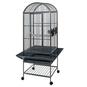 Strong Villa Minerva Parrot Cage Gray 46x46x144 cm 93017 by , Feet and bird cages - Ref: Foro24-413752, Price: 264,00 €, Disc...
