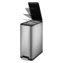 EKO Pedaleimer Ecoslim 2x20 L in mattem Silber von , Abfallbehälter - Ref: Foro24-440022, Preis: 157,86 €, Rabatt: %