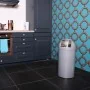EKO Cubo de basura con tapa de empuje push 40 L gris mate de , Contenedores de residuos - Ref: Foro24-440060, Precio: 93,75 €...