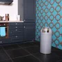 EKO Mülleimer mit Push-Deckel 40 L in mattem Grau von , Abfallbehälter - Ref: Foro24-440060, Preis: 93,75 €, Rabatt: %