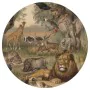WallArt Animals of Africa Circle Wallpaper 142.5 cm by , Painted paper - Ref: Foro24-440366, Price: 24,33 €, Discount: %