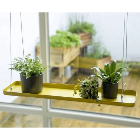 Esschert Design Rectangular gold hanging plant tray L by , Decorative trays - Ref: Foro24-441018, Price: 24,54 €, Discount: %